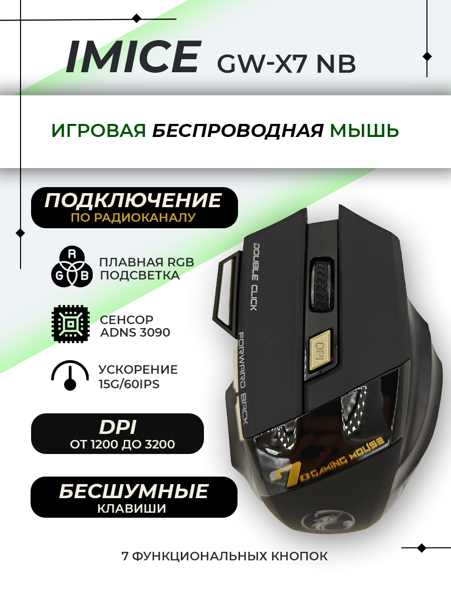 Беспроводные мыши iMice - купить беспроводные мыши iMice, цены в Москве на Мегамаркет