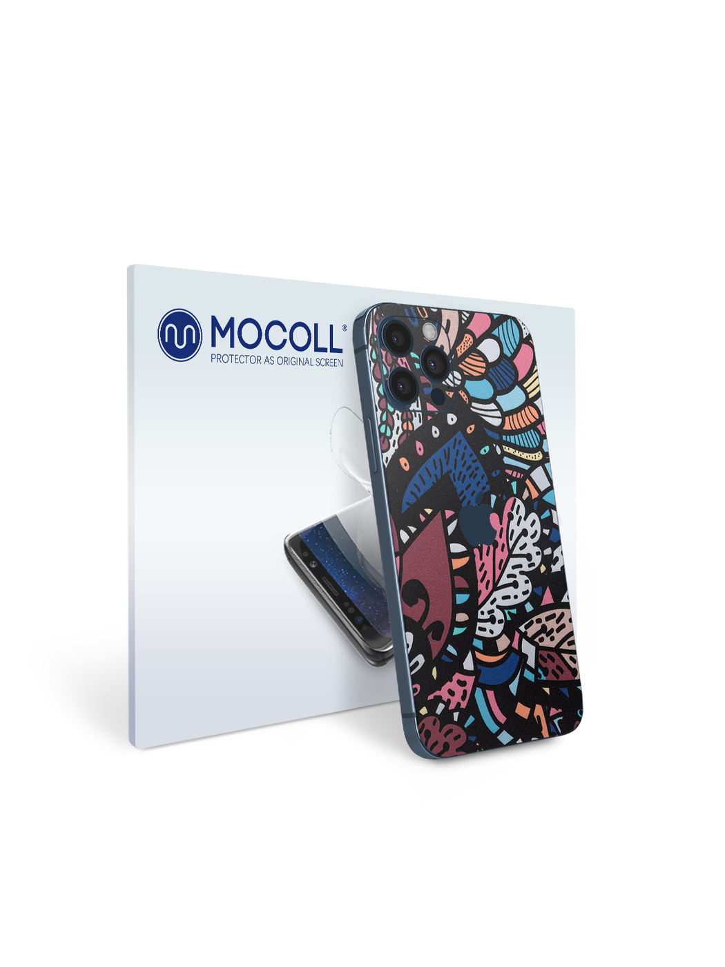 Пленка MOCOLL для задней панели (Half Cover) Apple iPhone 12 Palmetta,  купить в Москве, цены в интернет-магазинах на Мегамаркет