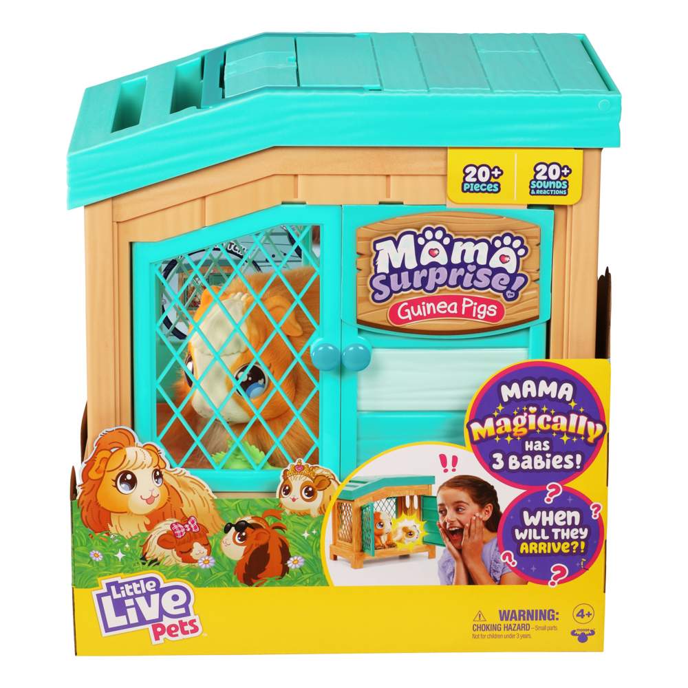 Набор игровой для детей Little Live Pets Морская свинка становится мамой,  Moose, 26410 – купить в Москве, цены в интернет-магазинах на Мегамаркет