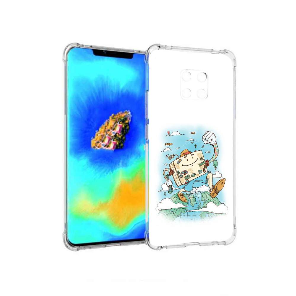 Чехол MyPads Счастливый чемодан для Huawei Mate 20 Pro, купить в Москве,  цены в интернет-магазинах на Мегамаркет