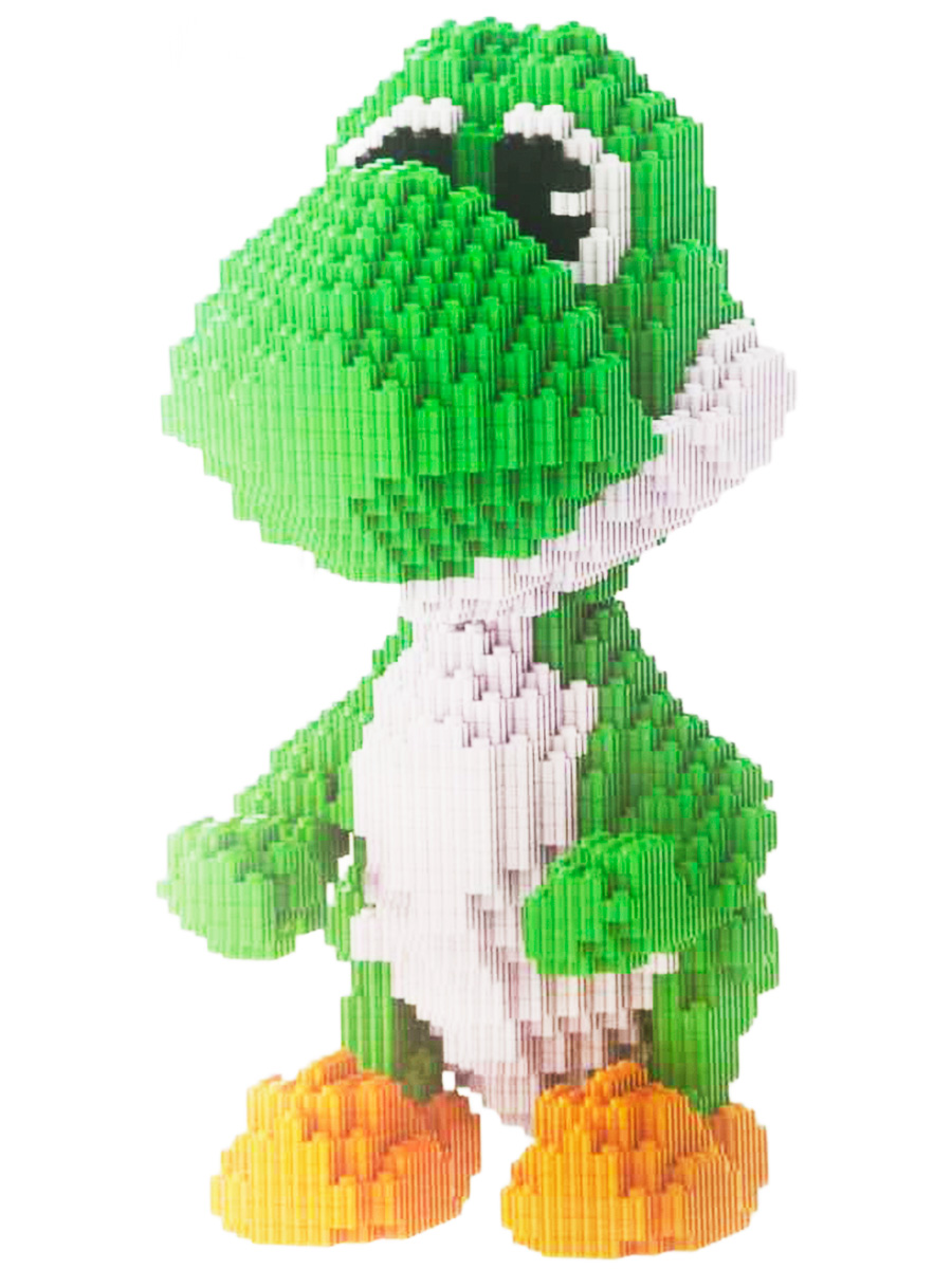 3D конструктор StarFriend динозавр Йоши Марио Mario Yoshi, 4380 деталей -  отзывы покупателей на Мегамаркет