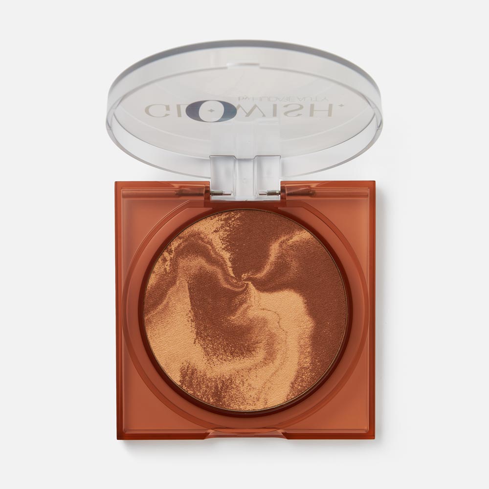 Huda Beauty GloWish Soft Radiance Bronzing Powder 02 Medium 8