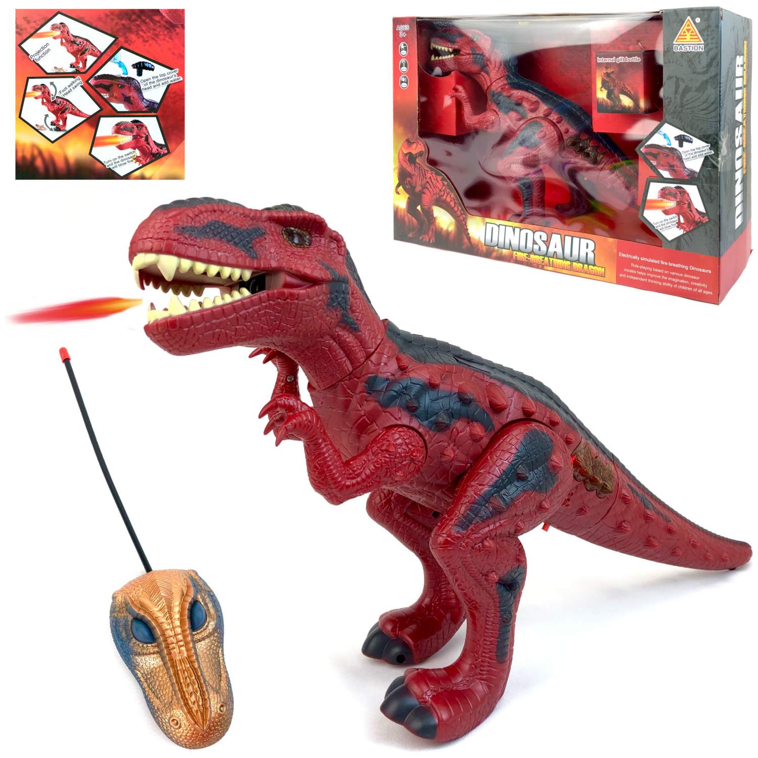 Радиоуправляемый робот Dinosaurs Island Toys динозавр Тирекс 106906 –  купить в Москве, цены в интернет-магазинах на Мегамаркет