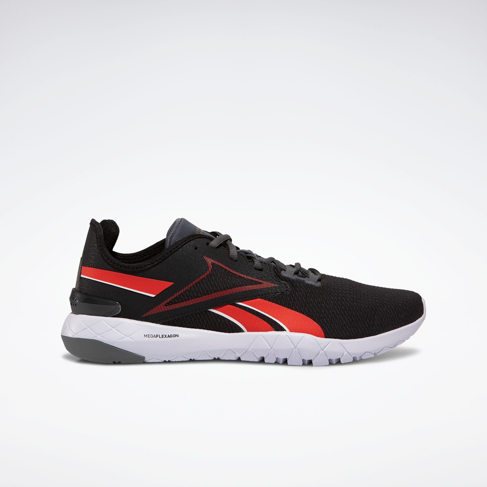 Кроссовки мужские Reebok Mega Flexagon 2.0 черные 11.5 US - характеристики  и описание на СберМегаМаркет
