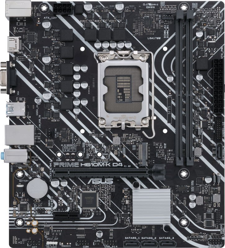 asus prime h610m k d4