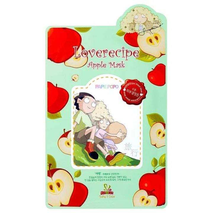 Sally s story. Sally’s box. тканевая маска с яблоком.