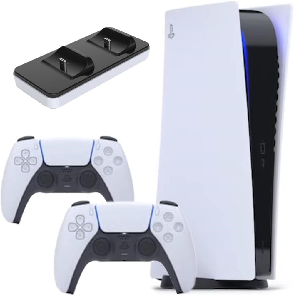 Игровая консоль Sony PlayStation 5 Digital Edition + 2-й геймпад + зарядная  станция DOBE, купить в Москве, цены в интернет-магазинах на Мегамаркет