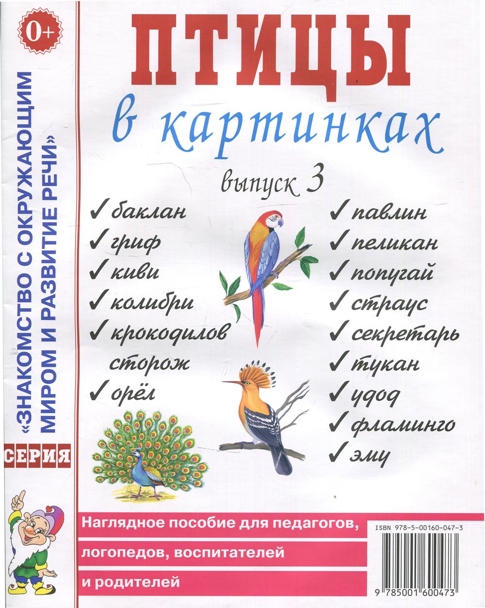 Птицы в картинках - купить дошкольного обучения в интернет-магазинах, цены  на Мегамаркет | 30710