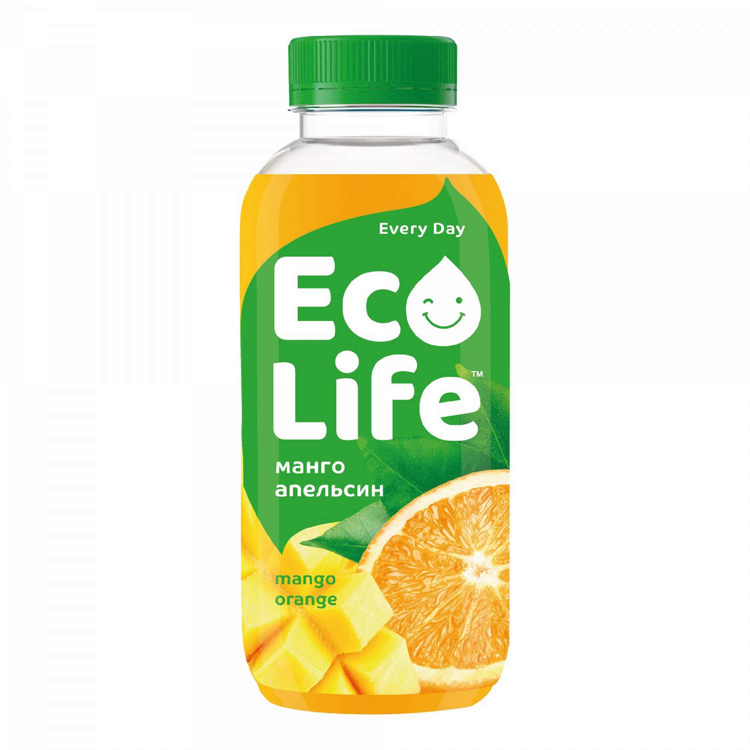 Напиток сокосодержащий Ecolife <b>манго</b>-<b>апельсин</b> 0,4 л - megamarket.ru.