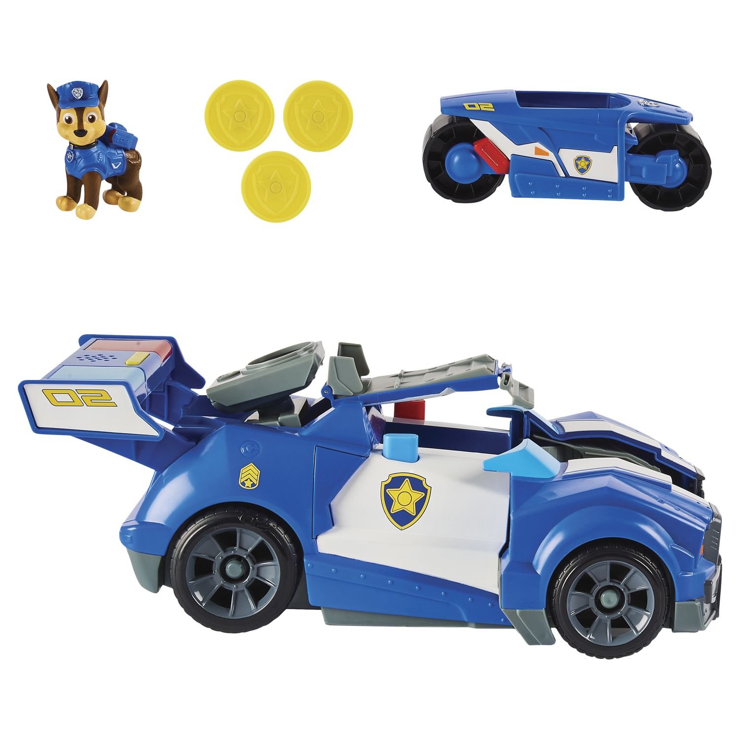 Купить paw Patrol Трансформирующаяся полицейская машинка Гончика Кино  6060759, цены на Мегамаркет