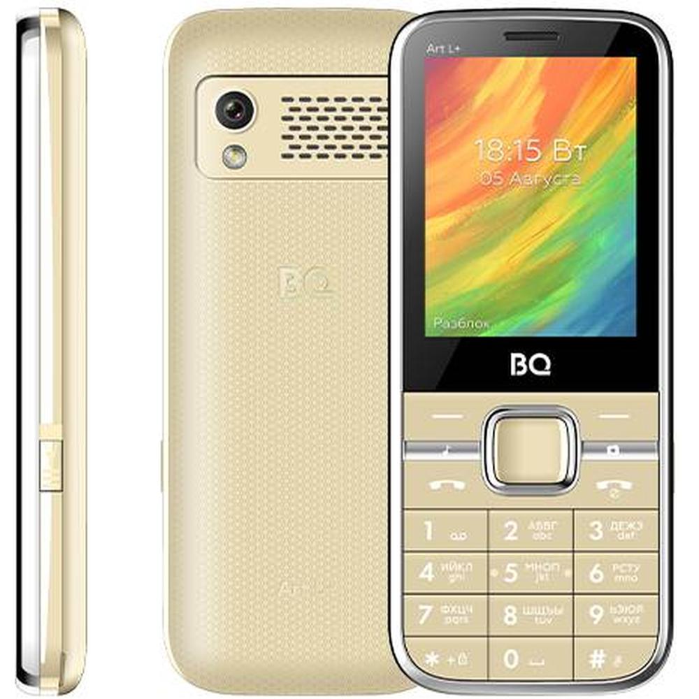 Мобильный телефон BQ Mobile BQ-2448 Art L+ Gold - отзывы покупателей на  маркетплейсе Мегамаркет | Артикул: 600004173679