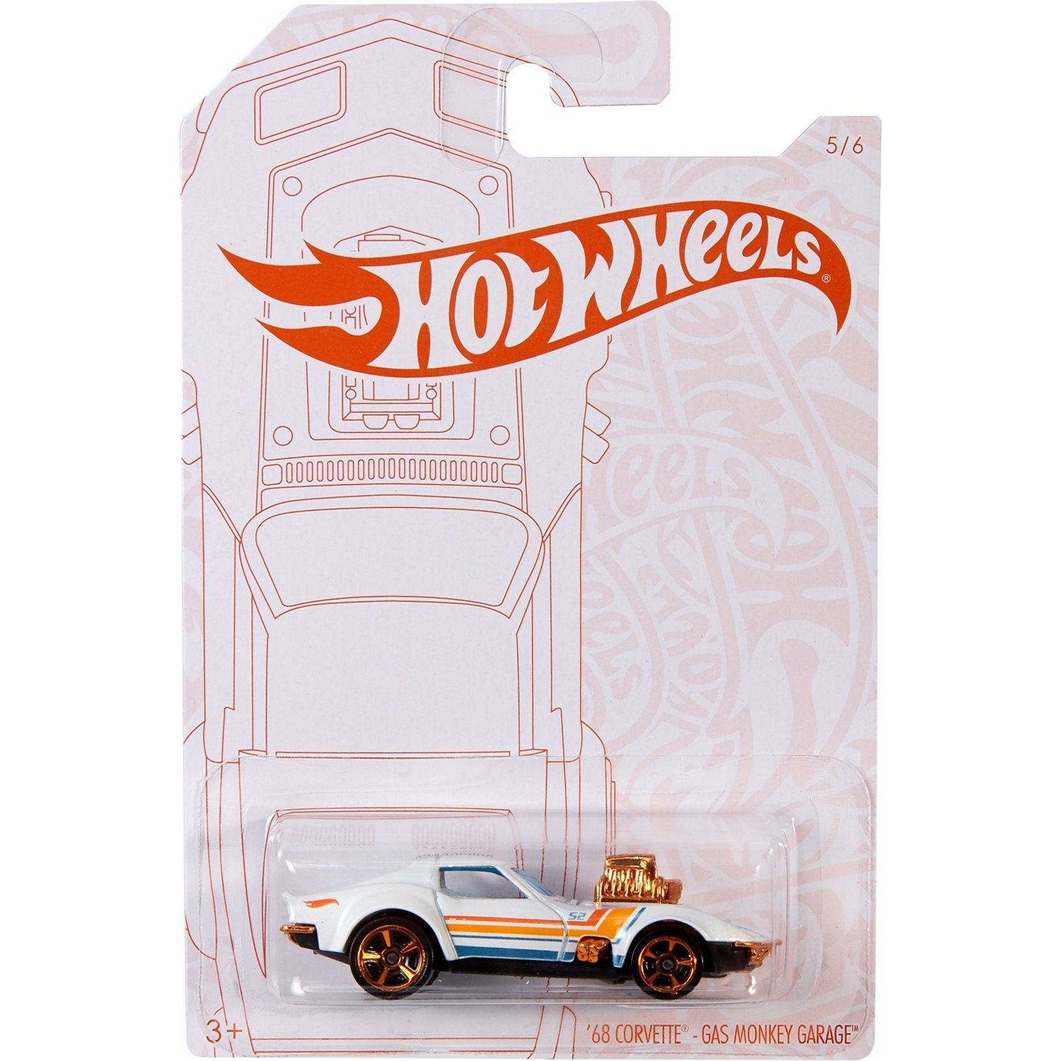 Hot wheels 68 corvette gas sales monkey