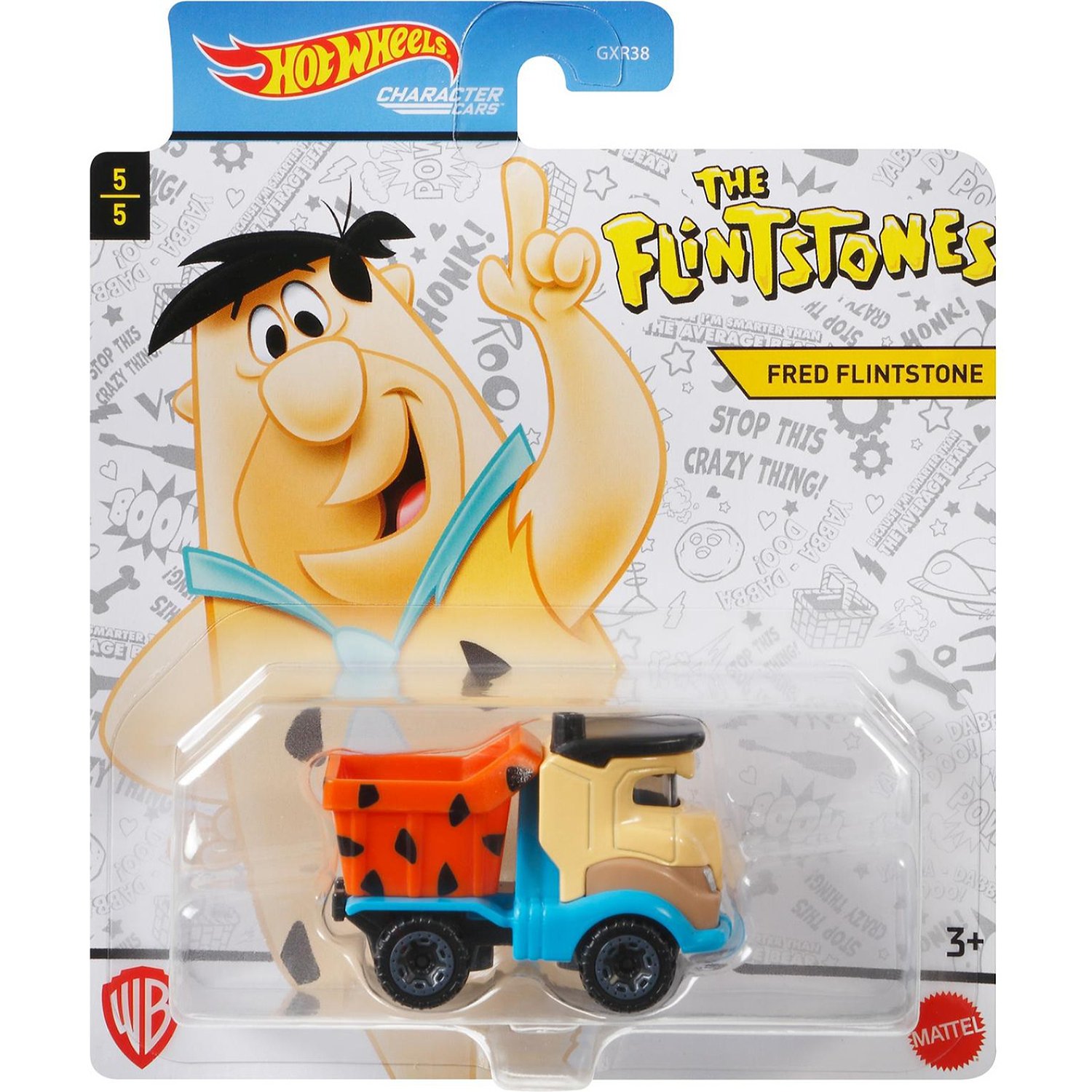 Hot Wheels Машинка Герои мультфильмов FRED FLINSTONE GXR38/GRM60 – купить в  Москве, цены в интернет-магазинах на Мегамаркет