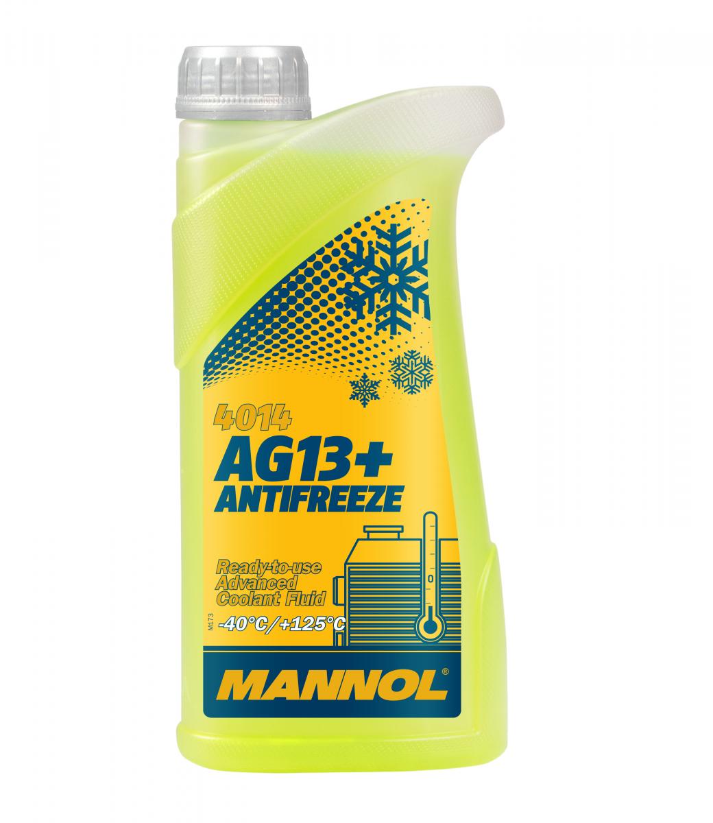 Антифриз Mannol Advanced AG13+ желтый 1л канистра - купить в Москве -  sbermegamarket.ru