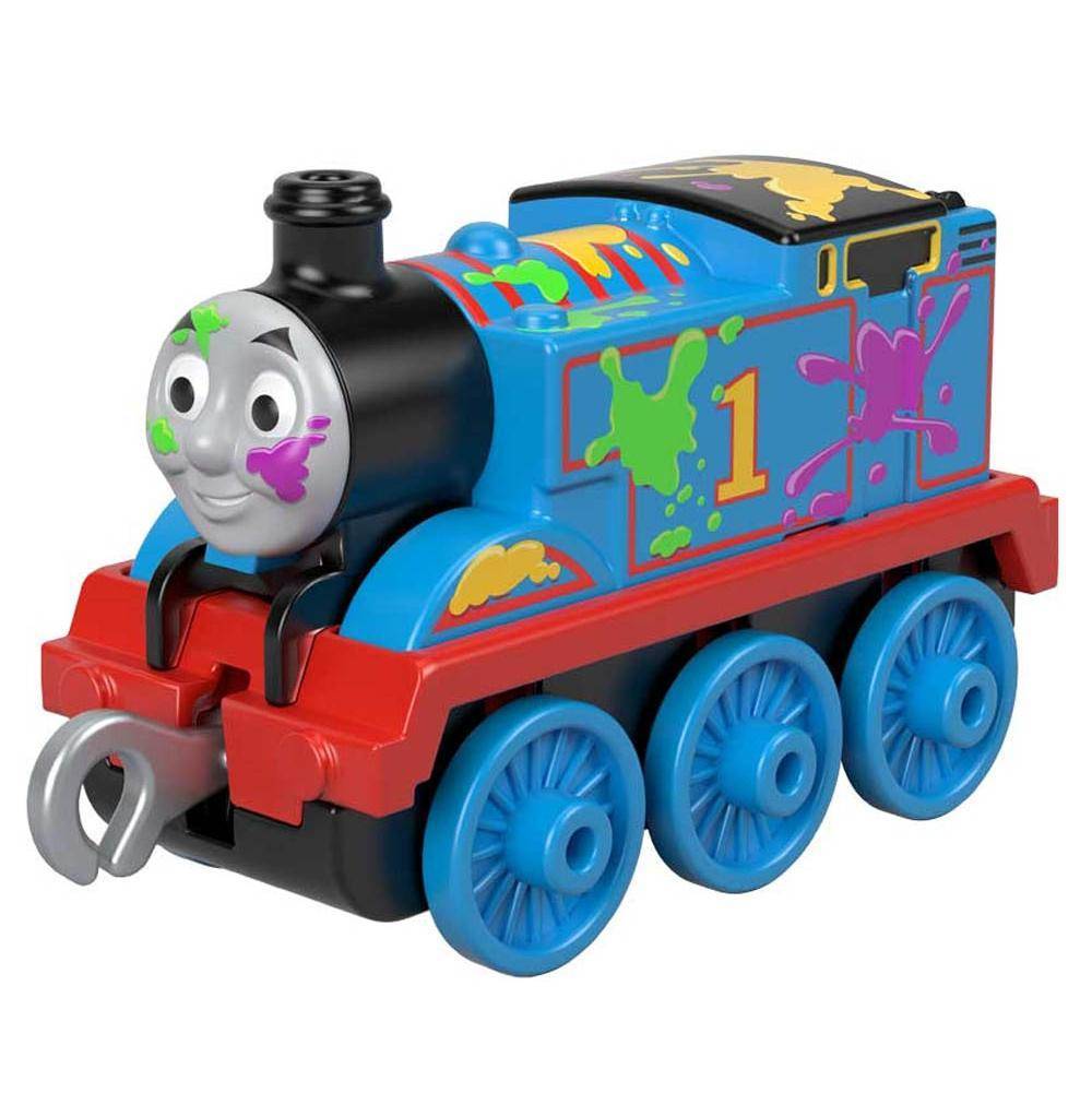 Thomas & Friends Паровозики Герои мультфильмов Томас с брызгами краски  GMK22/GPJ66 – купить в Москве, цены в интернет-магазинах на Мегамаркет