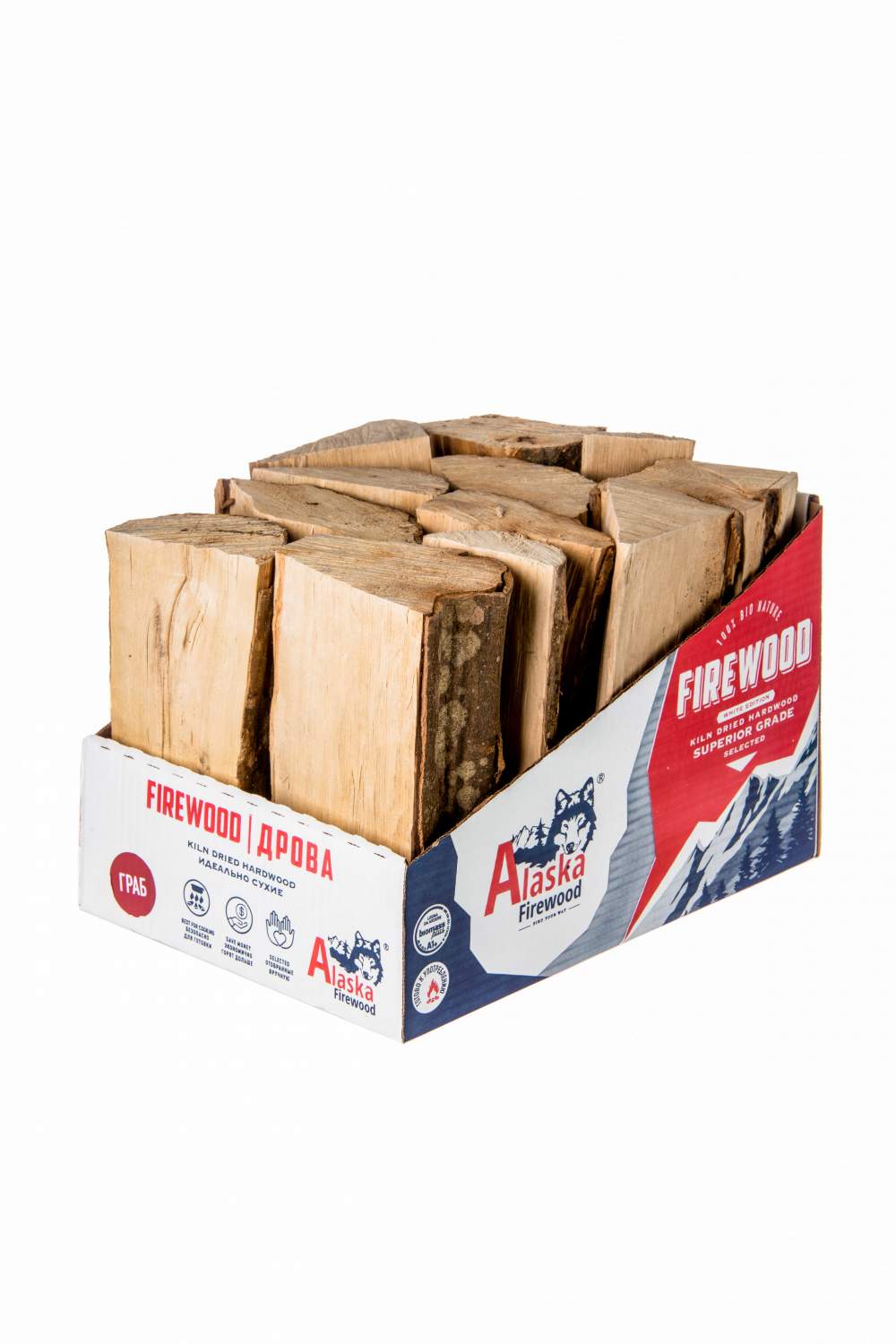 Дрова для мангала Alaska firewood - купить в Москве - Мегамаркет