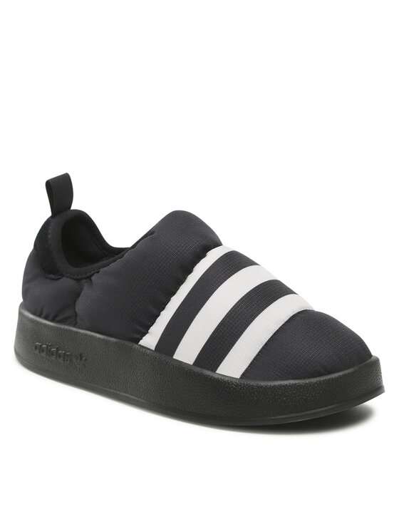 Adidas slip on sales gray