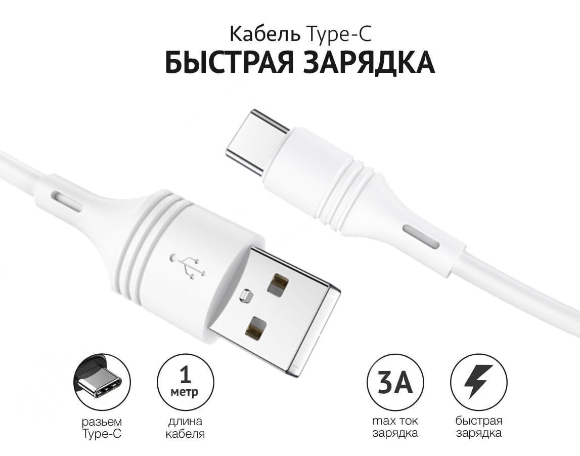 Кабель зарядки Type-C для Motorola Moto: G Fast/G Play/G Power/G Pro/G  Stylus – купить в Москве, цены в интернет-магазинах на Мегамаркет