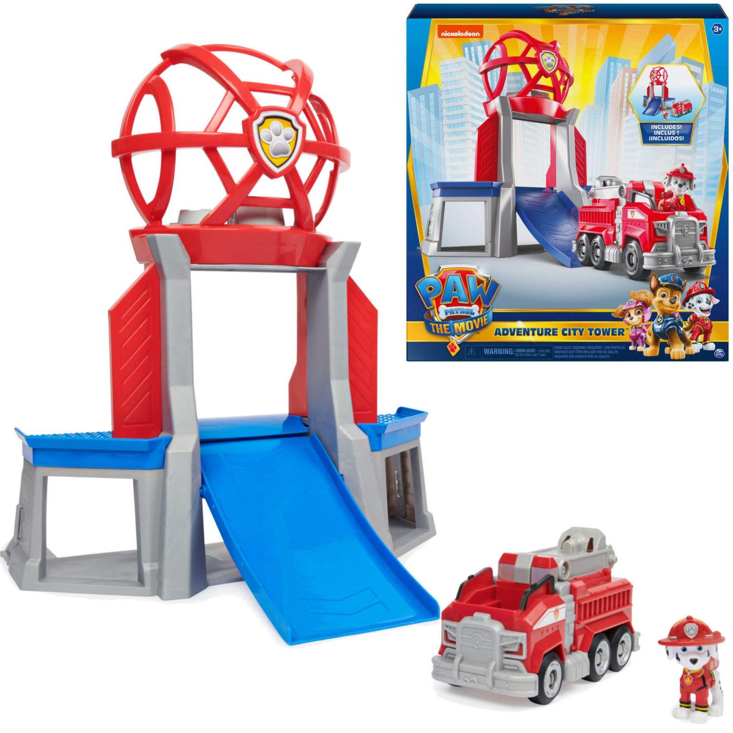 Купить игровой набор Spin Master Paw Patrol Щенячий Патруль Кино  мини-смотровая башня 6061043, цены на Мегамаркет