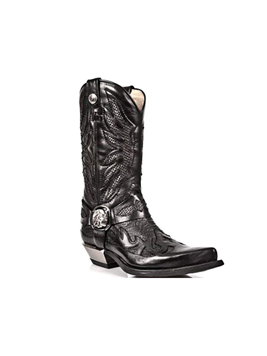 Сапоги мужские Newrock 35765 черные 41 RU - купить в Москве, цены на Мегамаркет