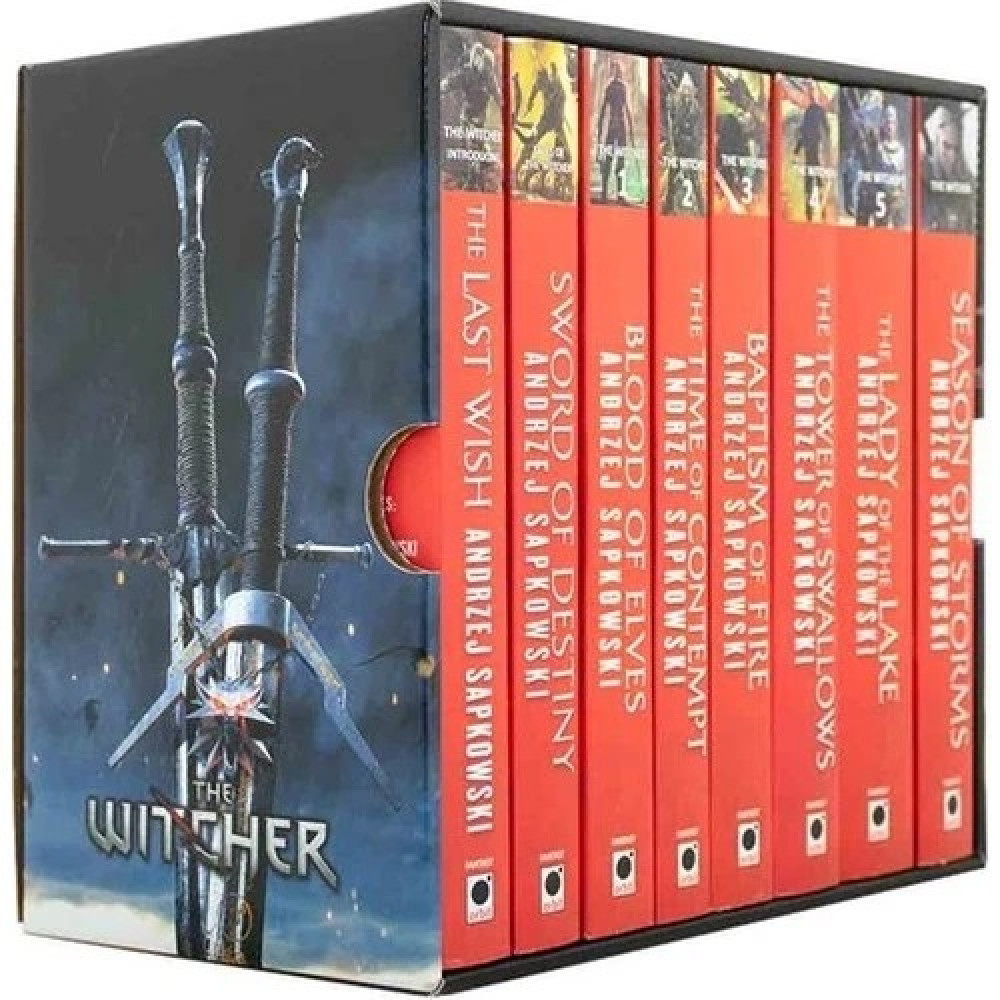 The Witcher Series 8 books set – купить в Москве, цены в интернет-магазинах  на Мегамаркет