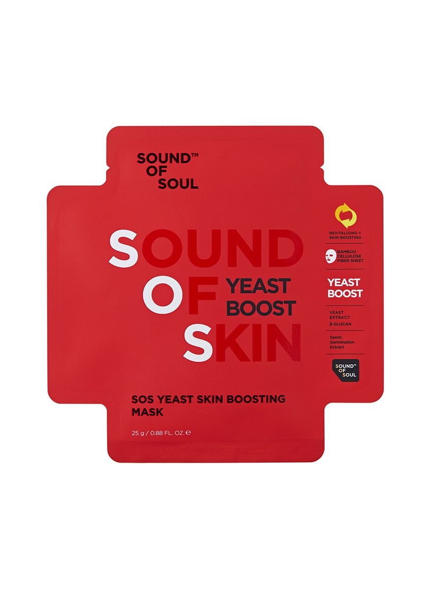 Маска для лица SOUND OF SOUL дрожжевая стимулирующая yeast boost 25 г –  купить в Москве, цены в интернет-магазинах на Мегамаркет