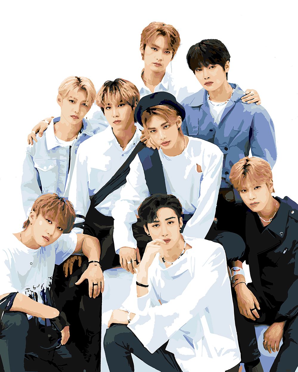 Картины по номерам stray kids