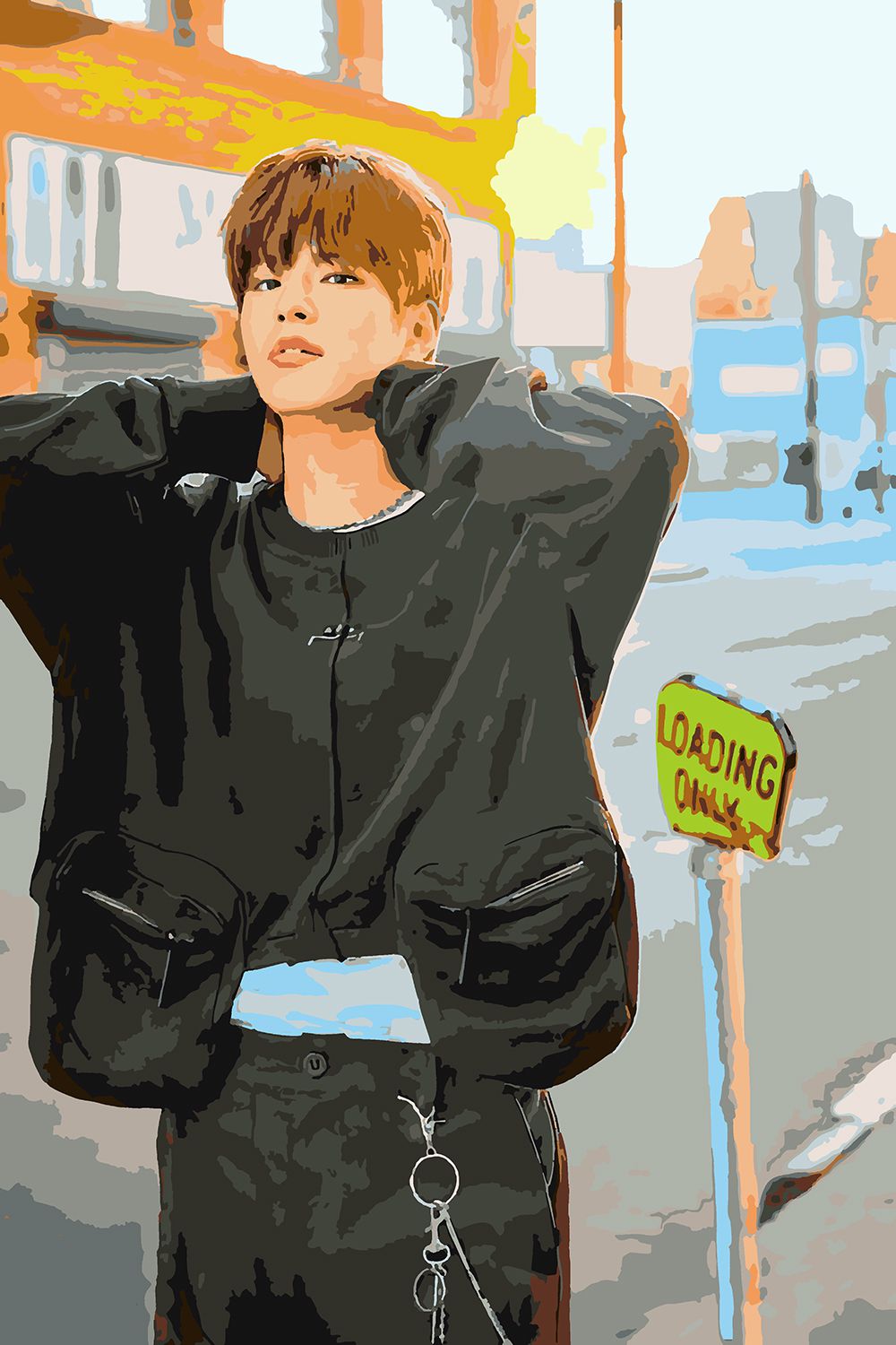 Купить картина по номерам Красиво Красим Stray Kids Seungmin Ким Сынмин, 80х 120 см, цены на Мегамаркет