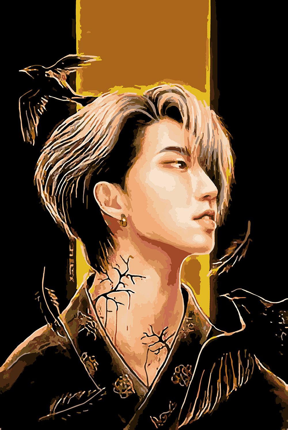 Купить картина по номерам Красиво Красим Stray Kids Хан Джи Сон Арт, 40 х60 см, цены на Мегамаркет