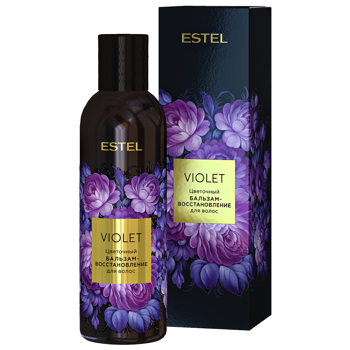 ✔ Кешбэк ➤ <b>бальзам</b>-восстановление <b>ESTEL</b> VIOLET <b>для</b> <b>волос</b> цветочный 200 мл к...