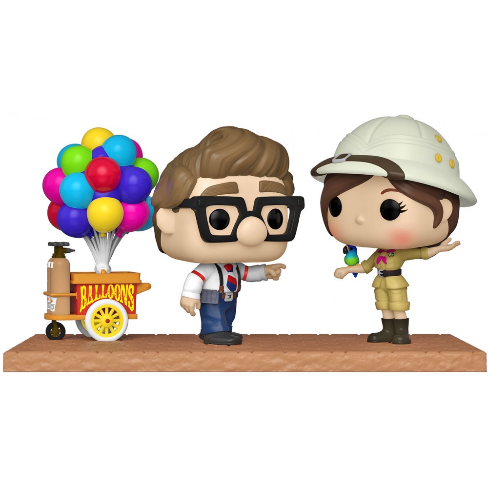 Купить фигурка Funko POP! Moment Disney Up Carl & Ellie with Balloon Cart  Exc 58944, цены на Мегамаркет