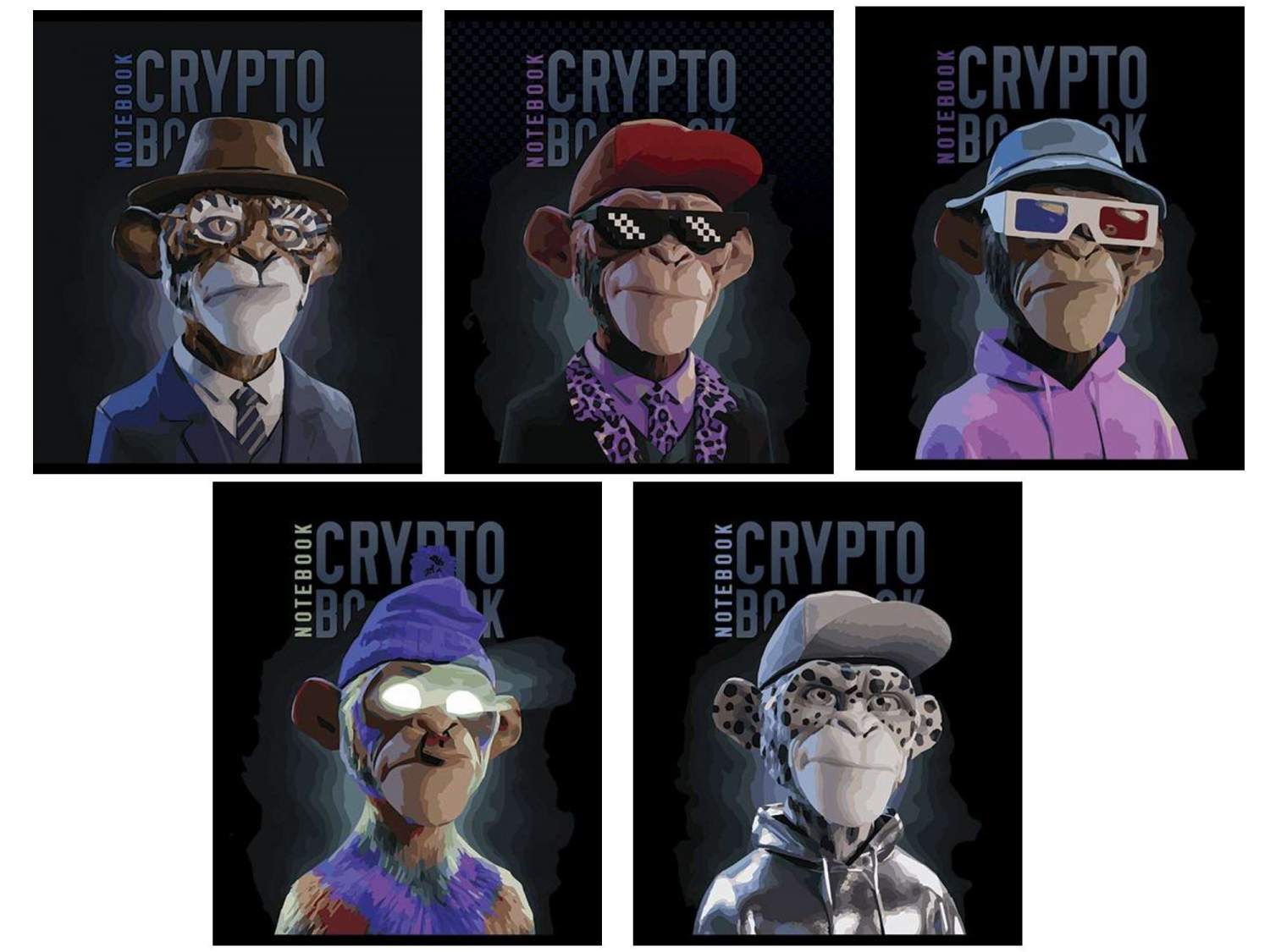 Тетрадь ПЗБМ Крипто-Горилла А5, в клетку, на скрепке, 48 л, 20,2x16,5x0,6  см - отзывы покупателей на маркетплейсе Мегамаркет | Артикул: 100054194899