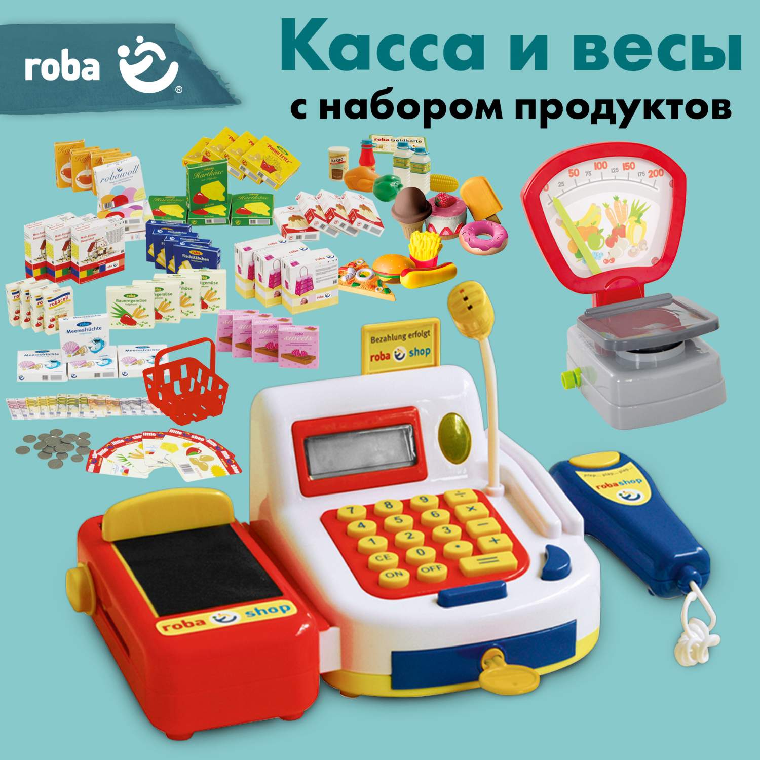 Игрушечные кассы Roba - купить игрушечную кассу Roba, цены на Мегамаркет