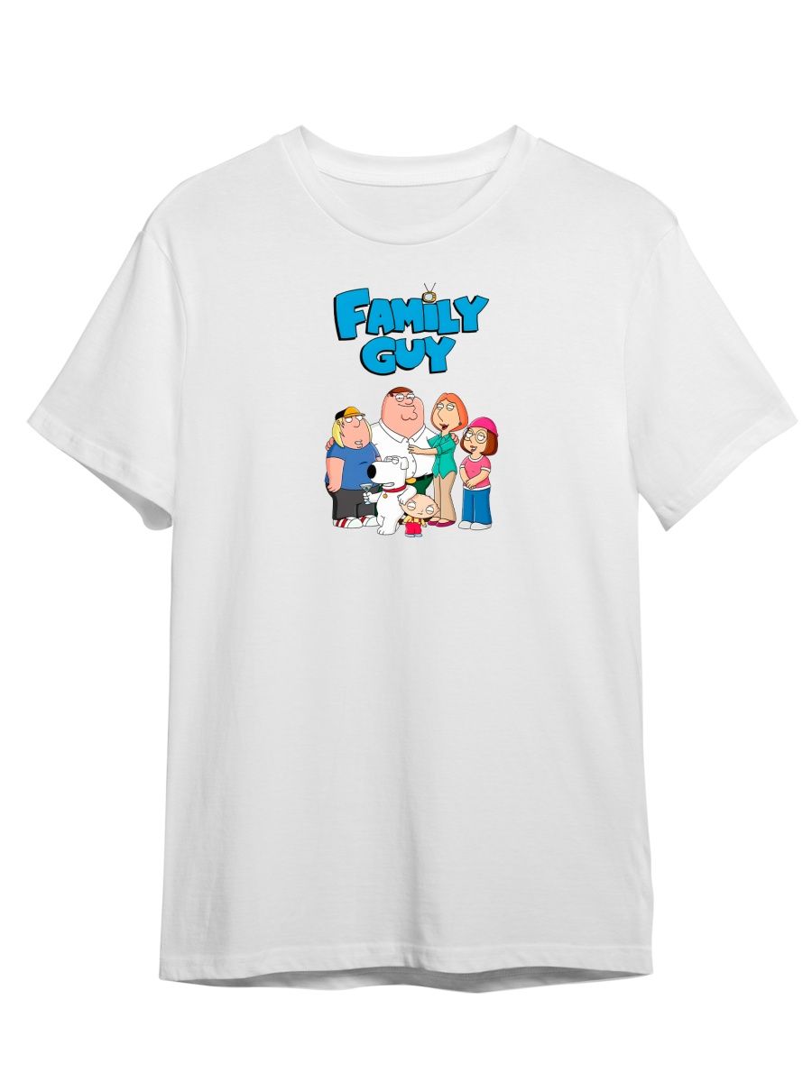 Футболка унисекс Каждому Своё Гриффины/Family Guy/Мультсериал MUGR6 белая  2XL – купить в Москве, цены в интернет-магазинах на Мегамаркет