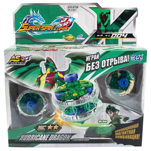 Купить стартовый набор Super Spin Combo UNT307004 Hurricane Dragon