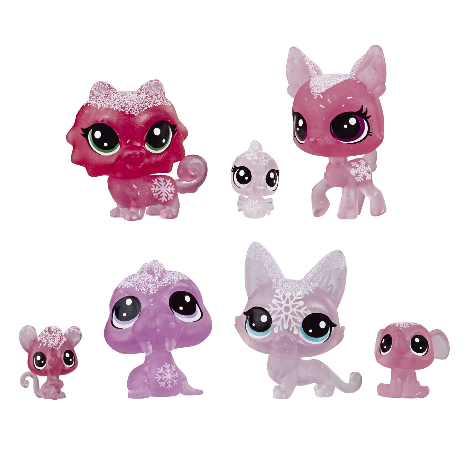 Купить игровой набор Littlest Pet Shop 7 петов Холодное царство, в ассорт.,  цены на Мегамаркет