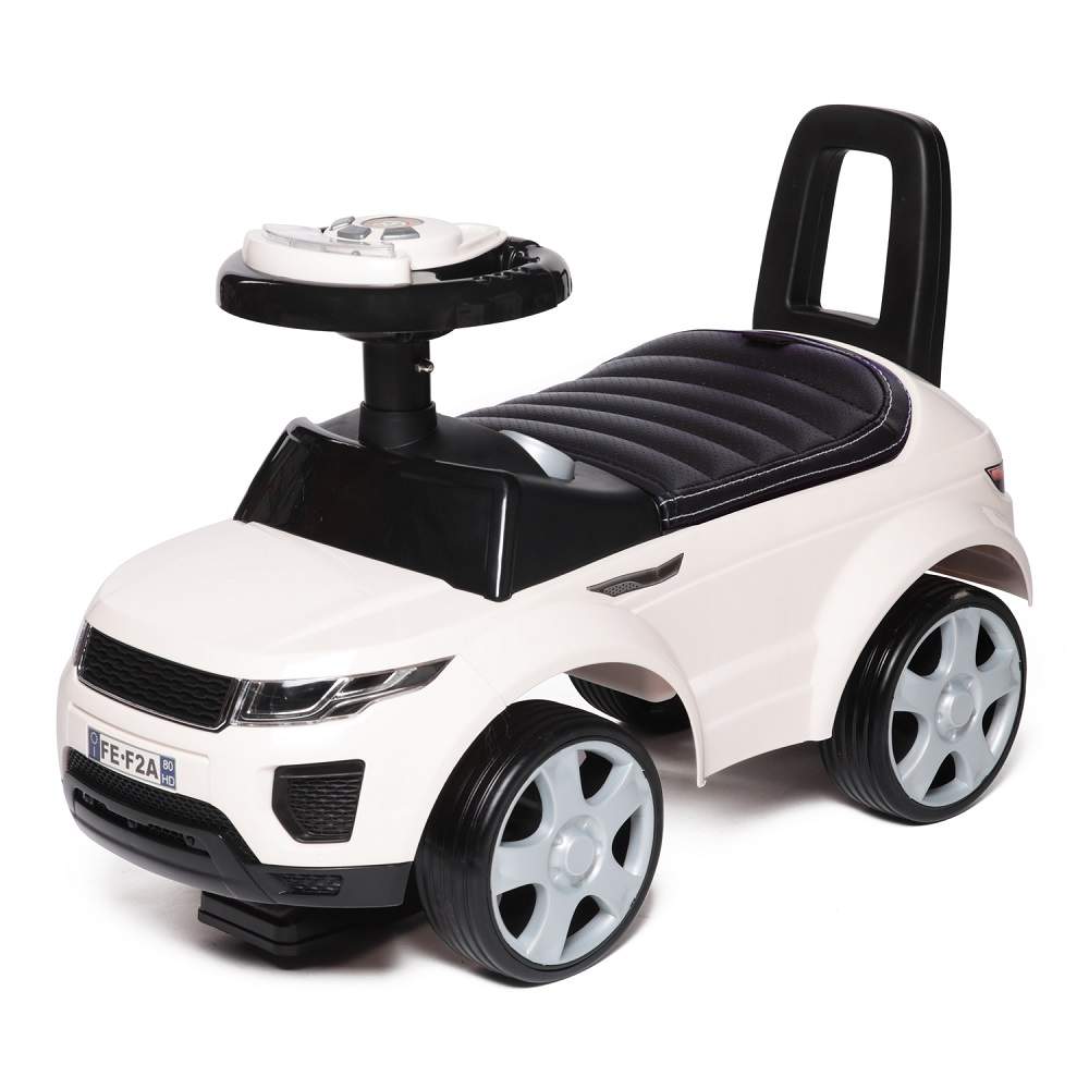 Отзывы о каталка BabyCare Sport car кожаное сиденье, резиновые колеса,  белый - отзывы покупателей на Мегамаркет | каталки детские 613W -  100029063980