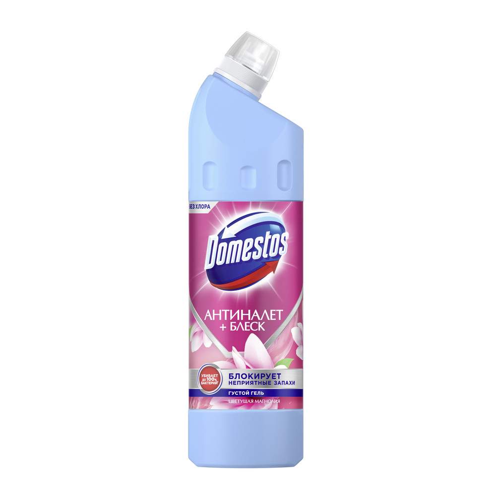 Средство Domestos универсальное цветущая магнолия антиналет блеск 750мл -  отзывы покупателей на Мегамаркет | 600011039312