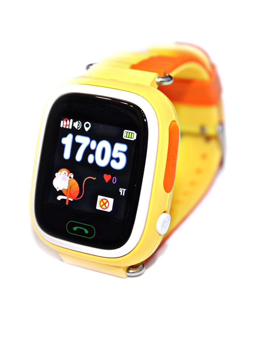 Смарт часы Smart Baby Watch Q90 желтые, купить в Москве, цены в  интернет-магазинах на Мегамаркет