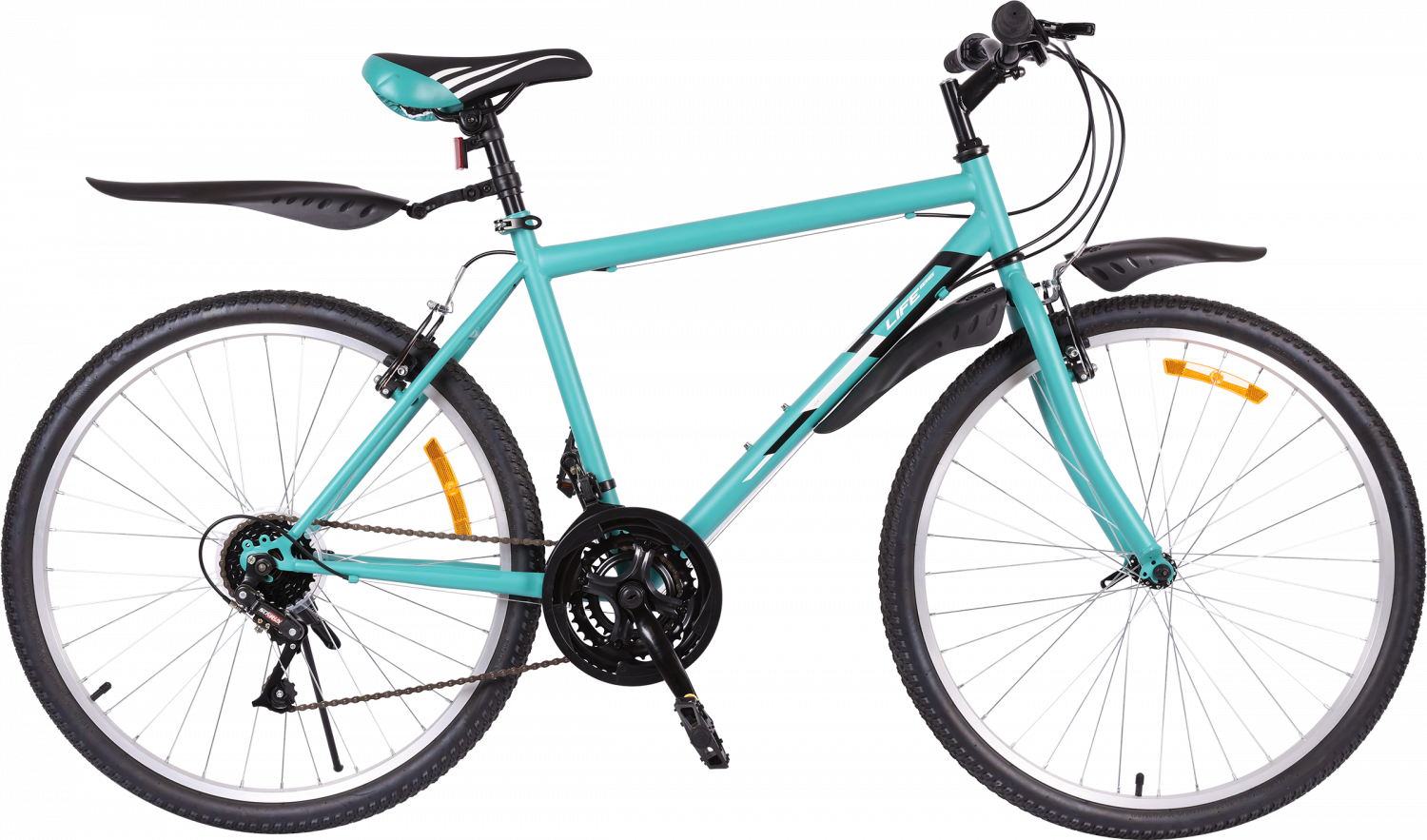 Велосипед спортивный Life 26" бирюзово-черный - купить в Москве, цены ...