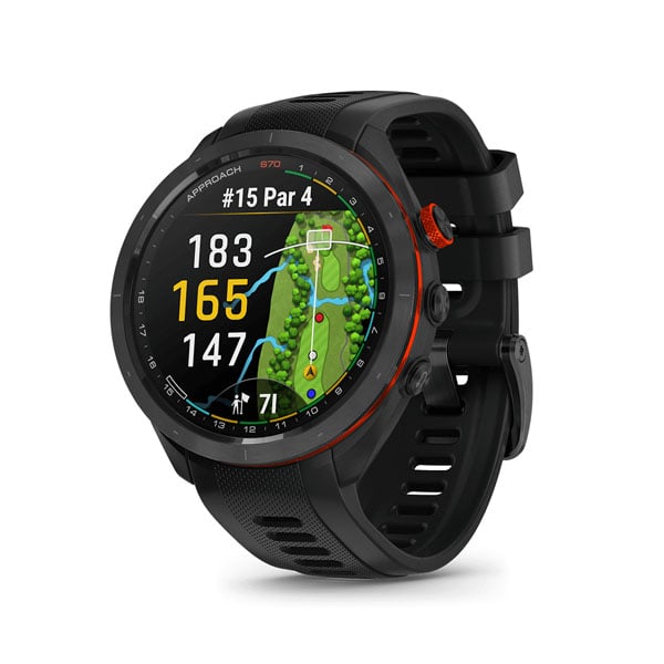 Garmin Approach S70 Ceramic Bezel With Black