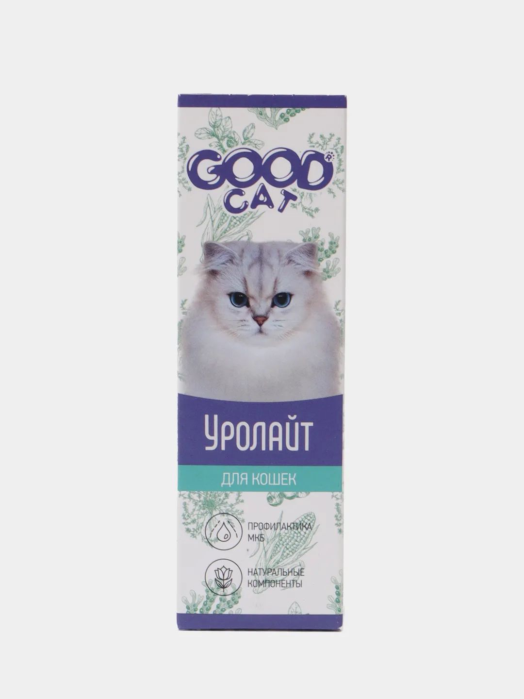 Биокапли для кошек для профилактики мочекаменной болезни Good Cat Уролайт,  50 мл – купить в Москве, цены в интернет-магазинах на Мегамаркет