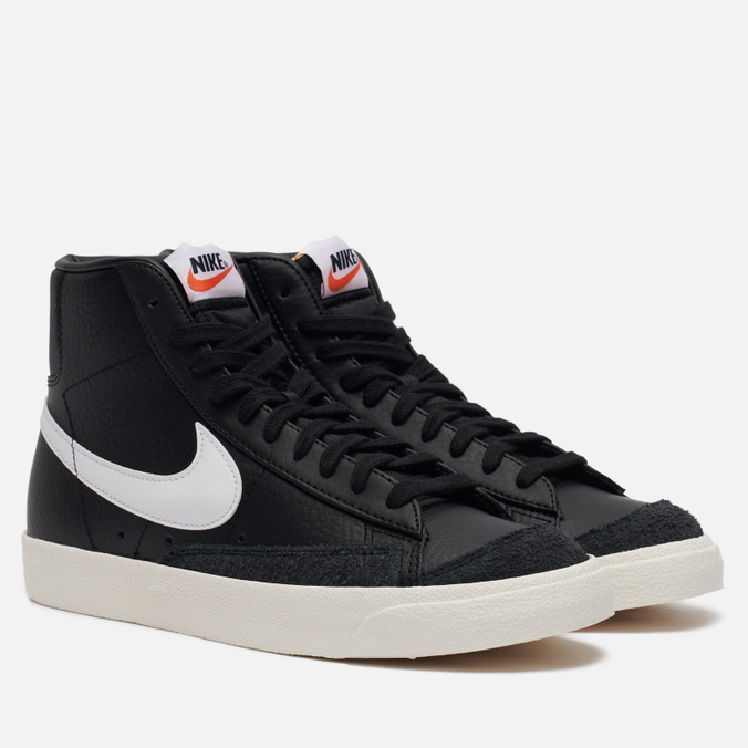 nike blazers black mid