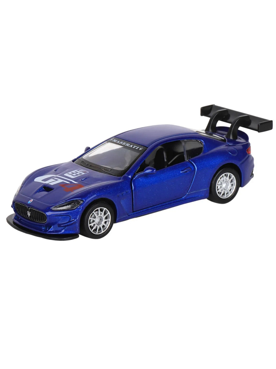 Модель машины MSZ 1:43 Maserati Gran Turismo MC GT4 (11,5см) инерция Синий  67355 – купить в Москве, цены в интернет-магазинах на Мегамаркет