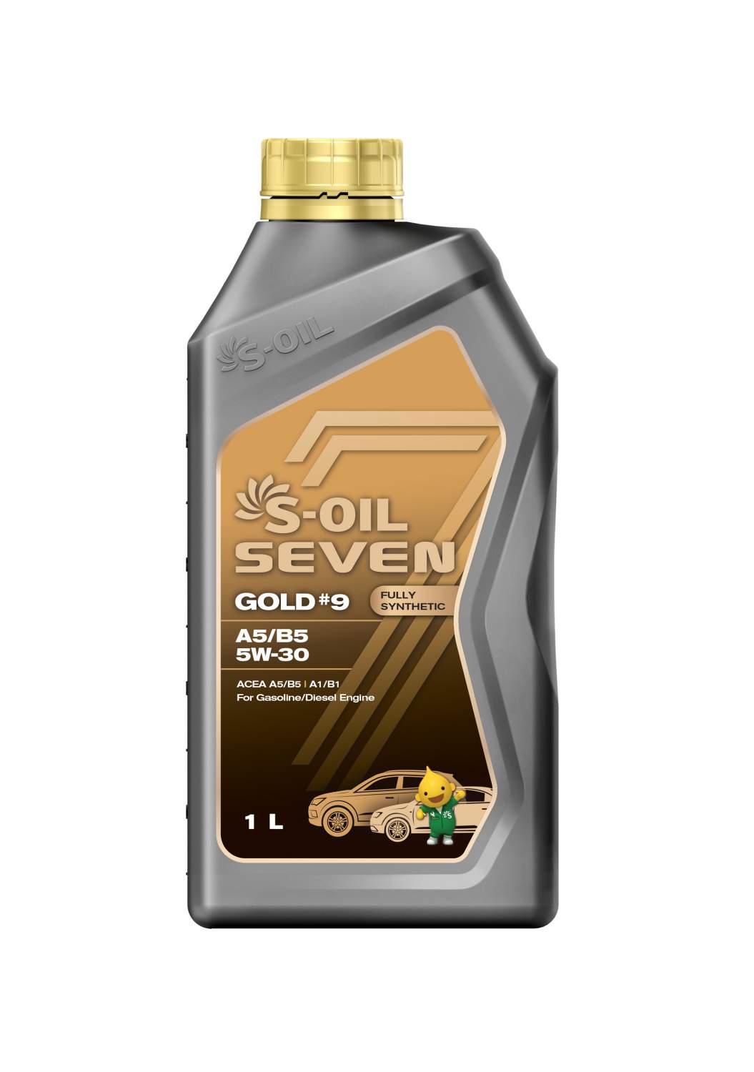 Моторное масло S-OIL синтетическое 7 GOLD #9 А5/В5 5W30 1л - отзывы  покупателей на Мегамаркет | 600010019555