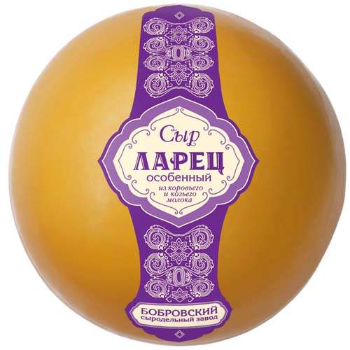 Сыр полутвердый Бобровские сыры Ларец легкий 30% 1кг - купить в Москве, цены в и