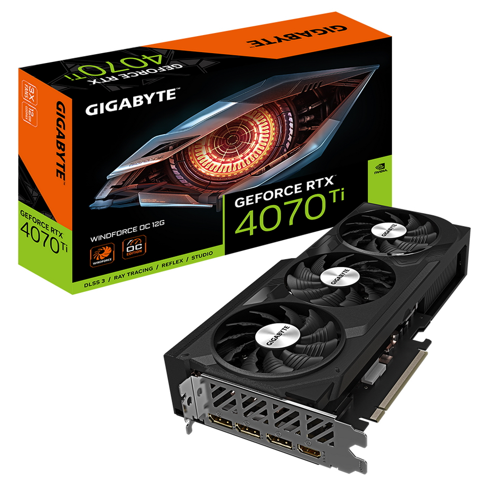 Видеокарта GIGABYTE NVIDIA RTX4070Ti WINDFORCE OC GV-N407TWF3OC-12GD -  отзывы покупателей на маркетплейсе Мегамаркет | Артикул: 600011581895