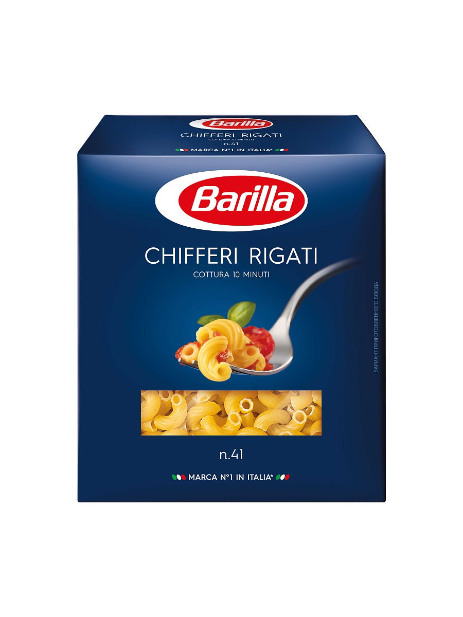 Купить макаронные изделия Barilla киффери ригате 450 г, цены на Мегамаркет  | Артикул: 100026640214