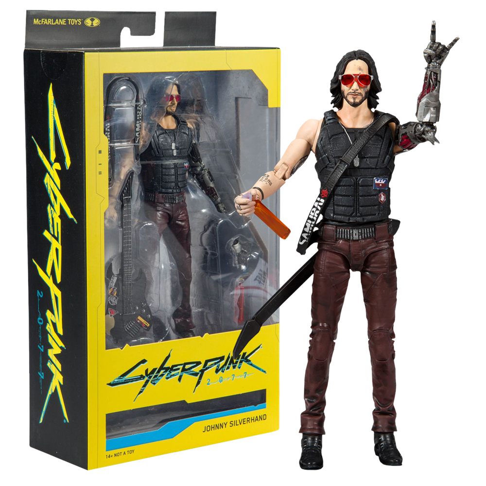 Фигурка McFarlane Toys Cyberpunk 2077: Johnny Silverhand, купить в Москве,цены в интернет-магазинах на Мегамаркет