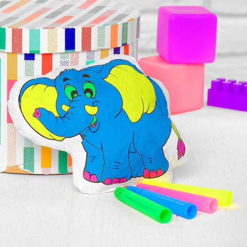 Рисунок слон раскраска